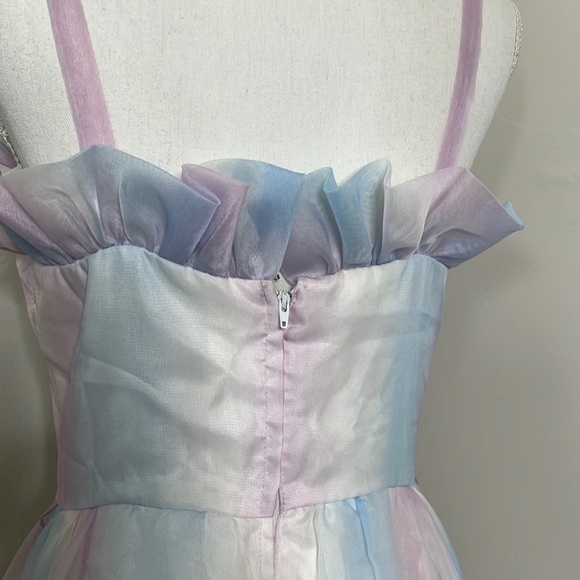 70s Vintage Prom Dress - Picture 5 of 8